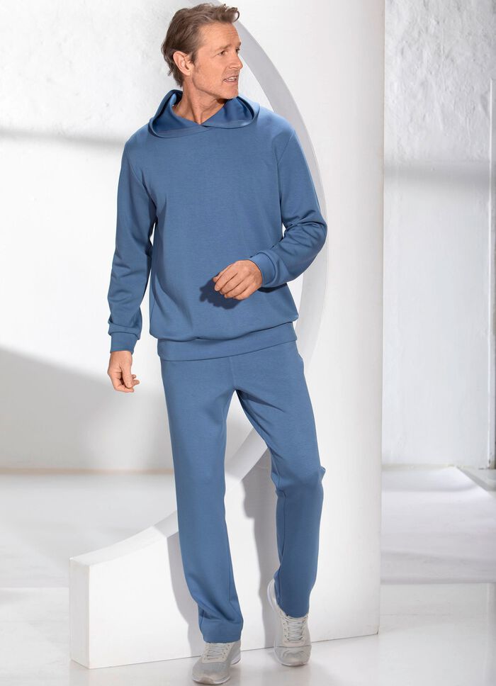 Casual broek van &ldquo;Klaus Models&rdquo; in 3 kleuren JEANSBLAUW