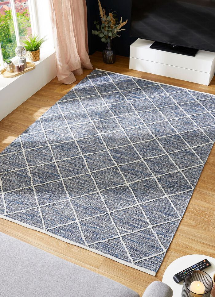 Moderne tapijten en karpetten van 100% katoen 