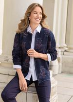 Cardigan met jacquardpatroon 