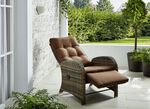 Comfortfauteuil met bekleding BRUIN