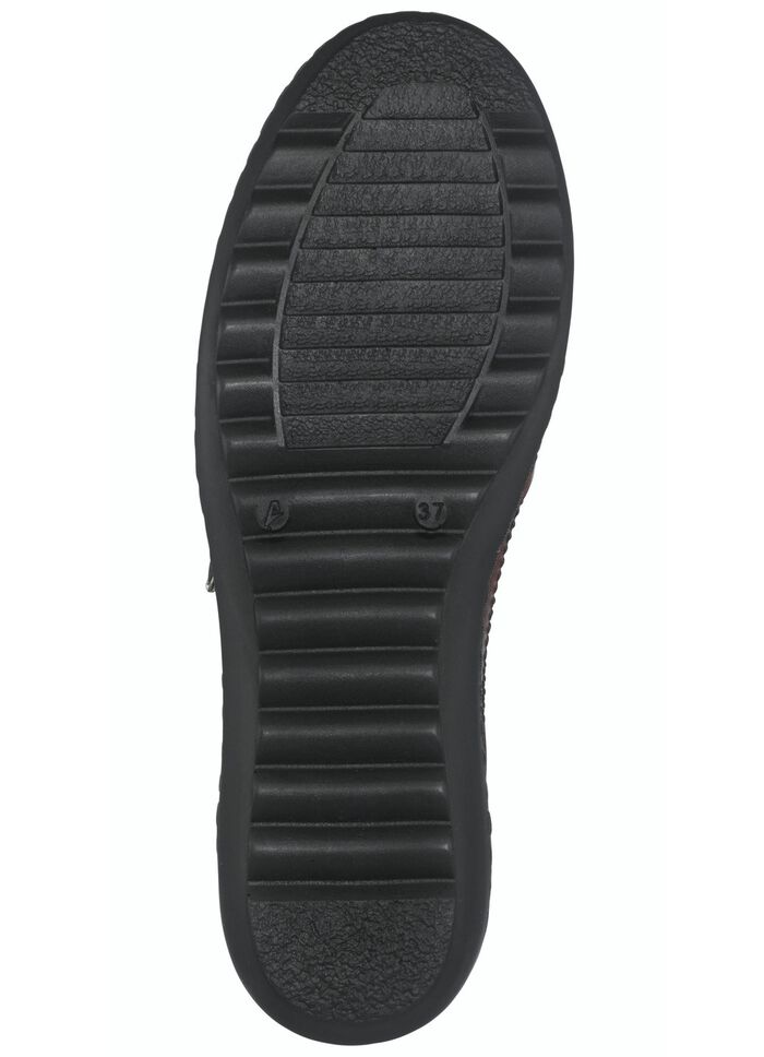 Gemini pantoffels van zacht rundnappaleer BORDEAUX