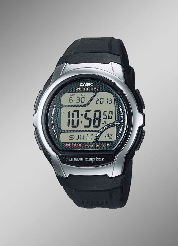 Casio radio digitaal herenhorloge 