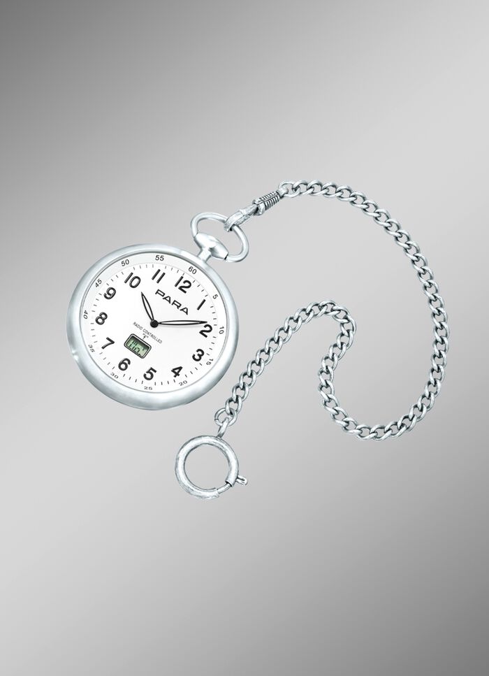Radiogestuurd zakhorloge van Para met horlogeketting 