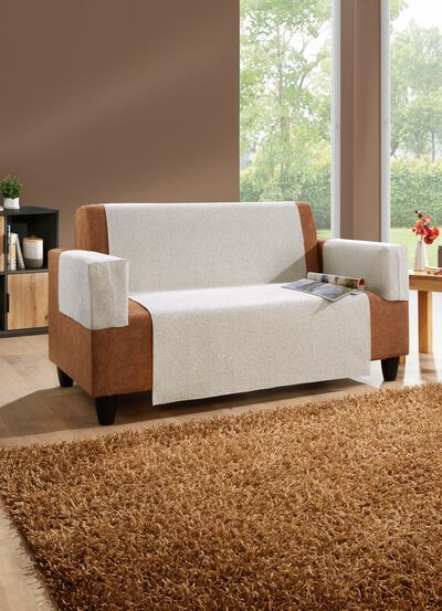 Woonaccessoires van chenille met antisliplaag 