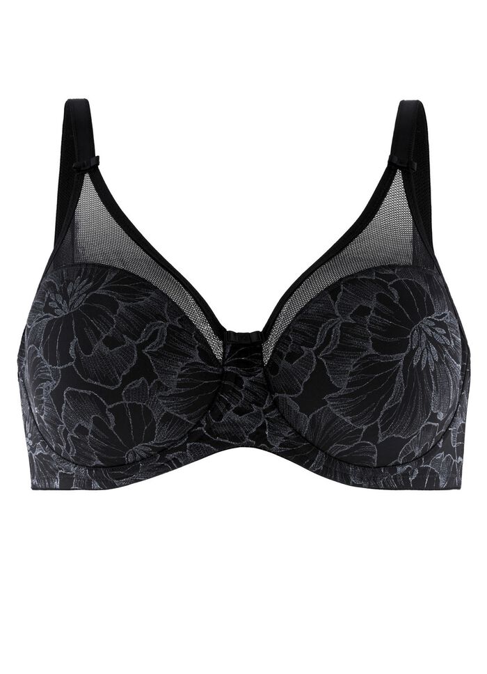 Schattige Felina beugelbh met bloemdessin 