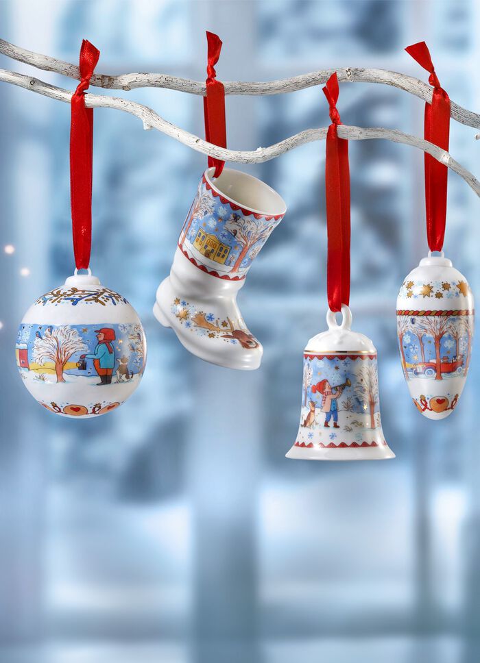 Hutschenreuther jaarsieraden 2022 gemaakt van porselein 