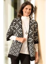 Vest met een uitgebreid allround patroon 