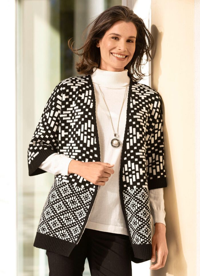 Vest met een uitgebreid allround patroon 