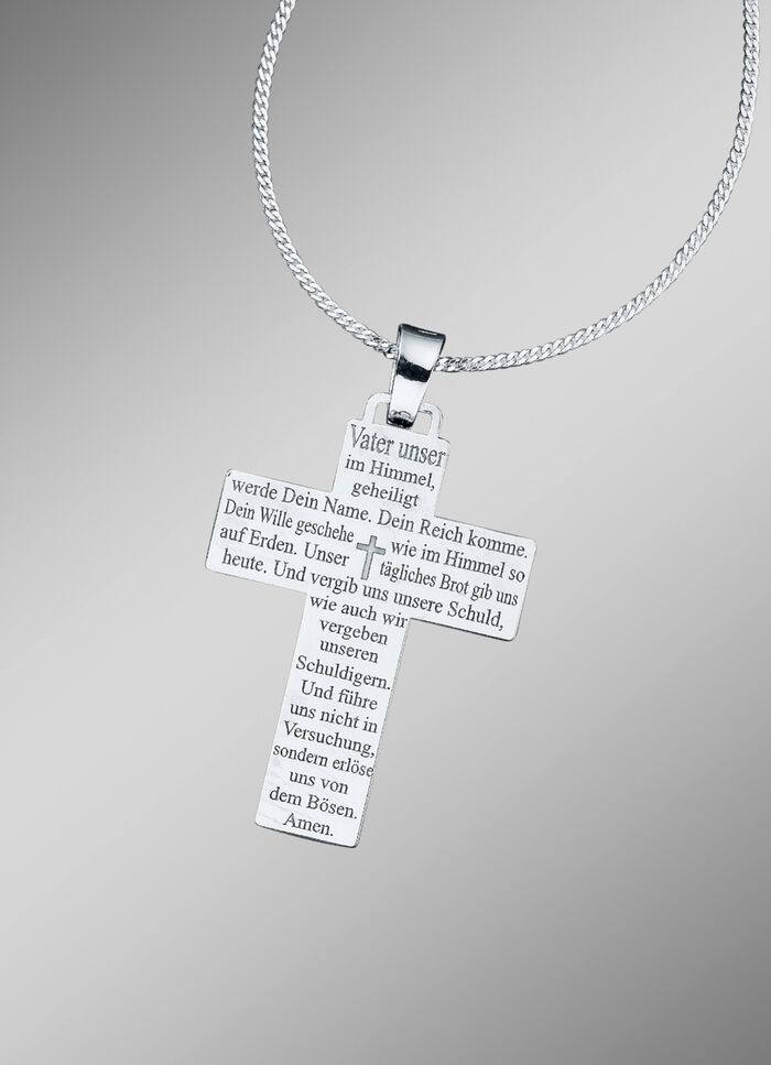 Hanger met compleet Onze Vader... en kinketting 