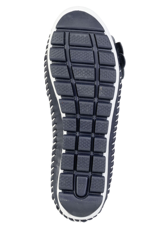 Gemini, chique damesballerina&#39;s, breedte G, met uitneembaar voetbed MARINE