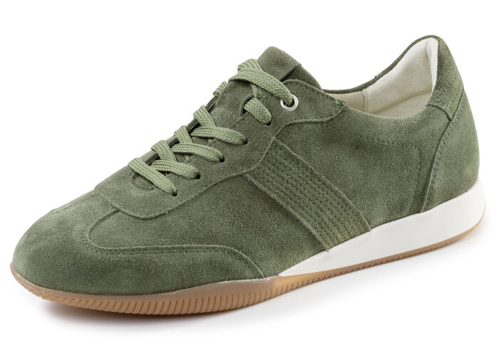 ELENA EDEN, comfortabele damessneakers, breedte H, met uitneembaar voetbed GR&Uuml;N