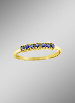 Elegante damesring met saffieren