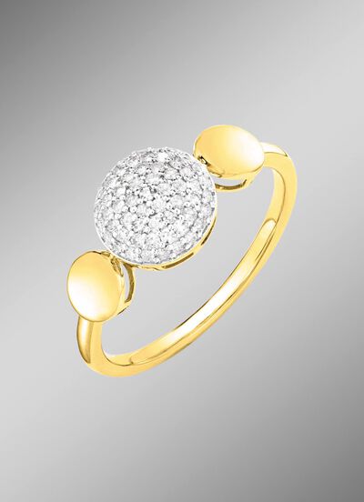 Prachtige damesring met 60 diamanten 