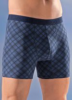 Pak van vier slips met ruitjesmotief 