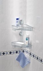 Hoekplank met vacu&uuml;msysteem "EVERLOC". 