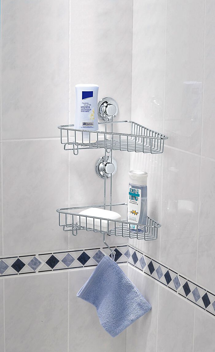 Hoekplank met vacu&uuml;msysteem "EVERLOC". 