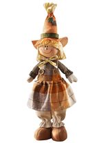 Grappige vogelverschrikker ORANJE-GROEN-BRUIN