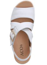 ELENA EDEN sandaal gemaakt van nappaleer IJS GRIJS