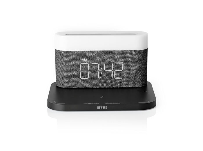 Wekker met LED-lampje 