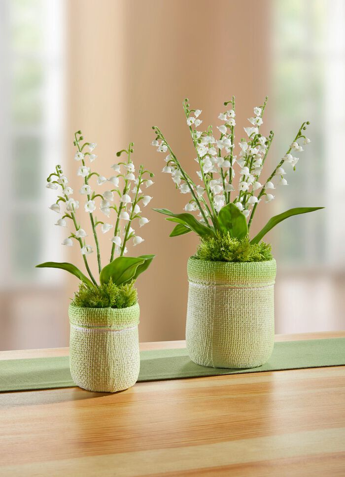 Lelietje-van-dalen arrangement, set van 2 