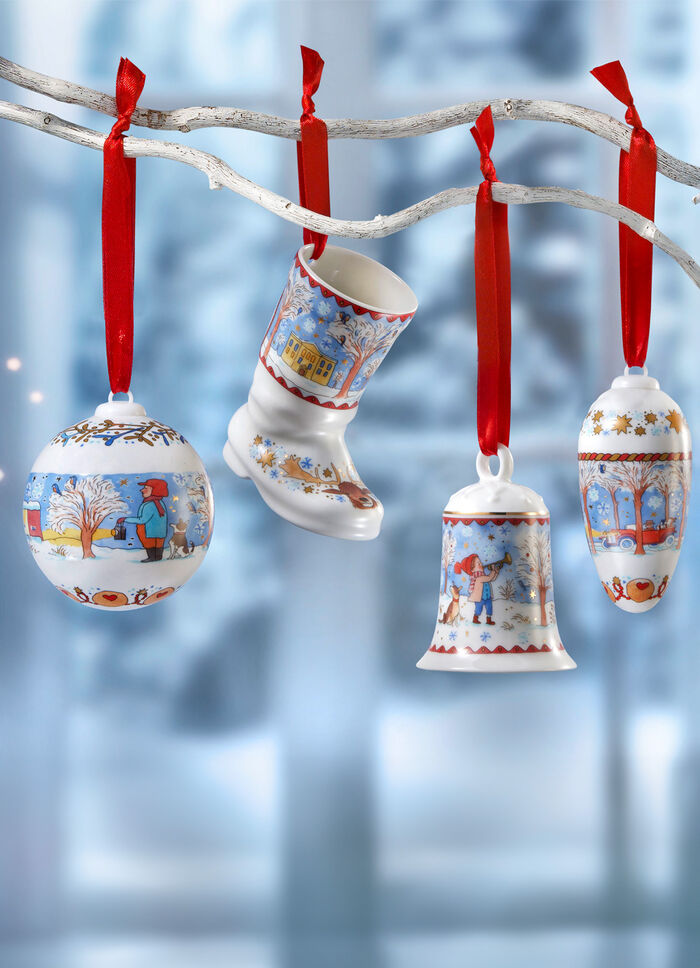 Hutschenreuther jaarsieraden 2022 gemaakt van porselein