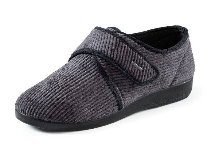 Klassieke herenpantoffels, met klittenbandsluiting 