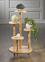 Mooie bloemenetagere BEUKEN