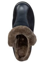 ELENA EDEN, warme damespantoffels, breedte H, met lamsvacht 