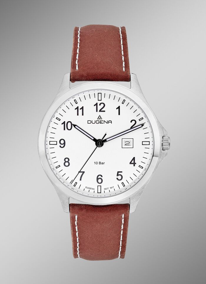 Quartz herenhorloge met roestvrijstalen kast 