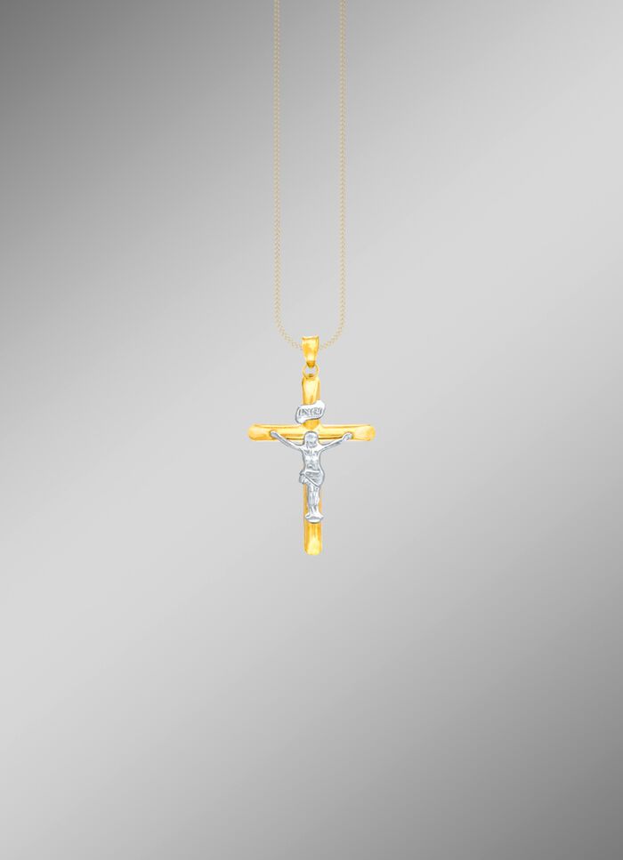 Klassieke kruishanger met lichaam 