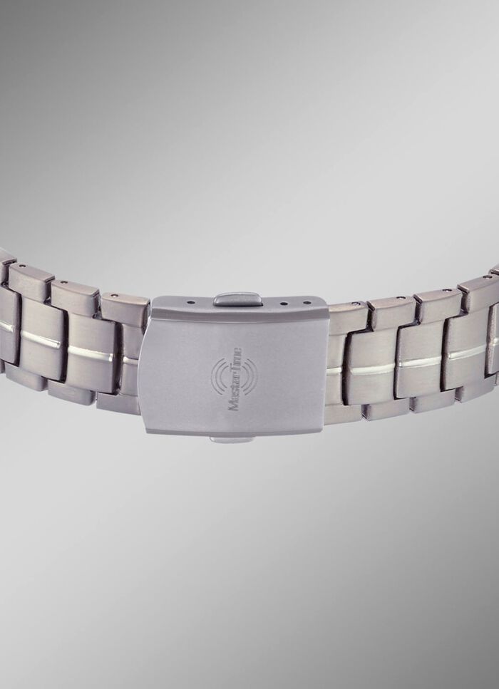 Master Time radiogestuurd dameshorloge gemaakt van titanium 