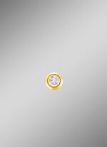 Exclusief bij Bader: Hanger in bicolor met 1 diamant 