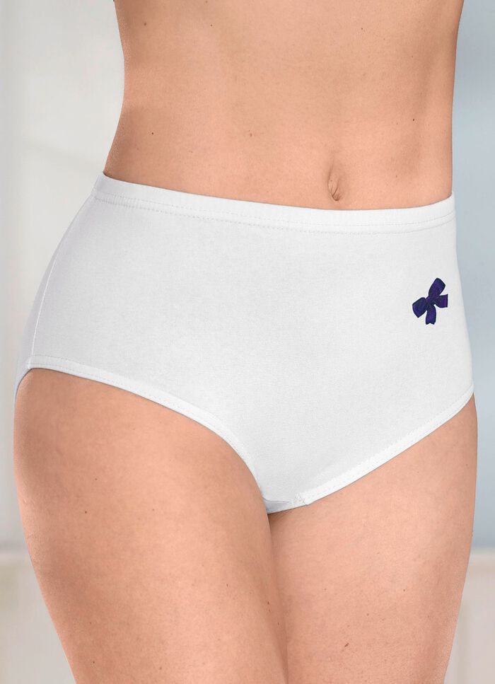 Verpakking van vier slips met elastische tailleband 