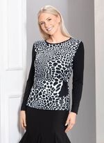 Extravagant overhemd met decoratieve ring en strik 