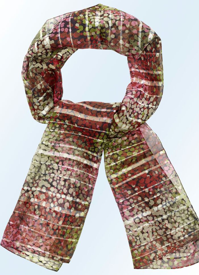 Sjaal met fantasiedessin 