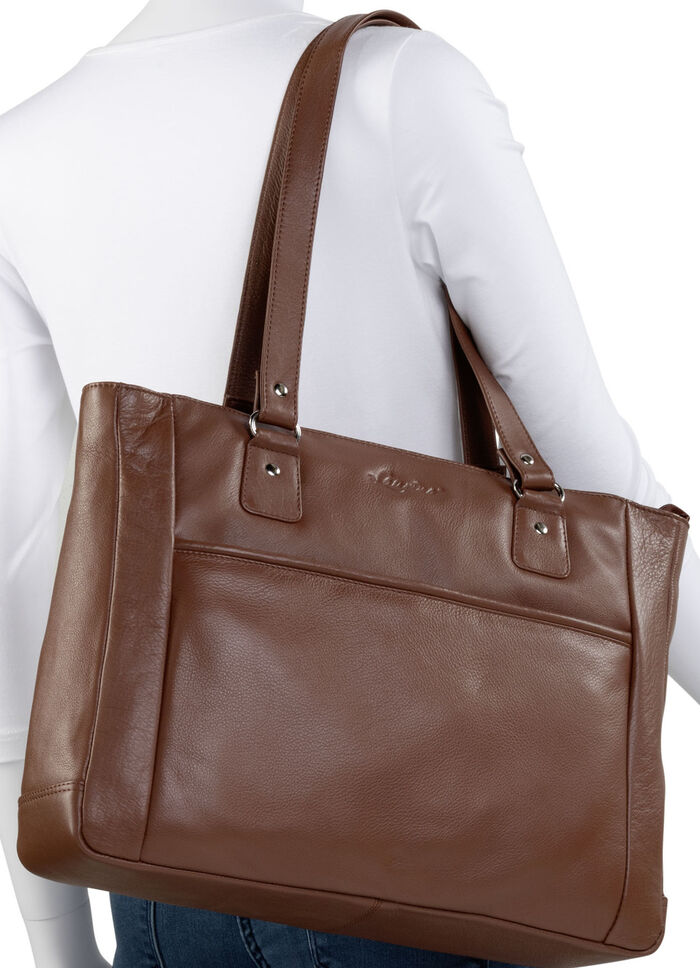 Tas Laurina van volnerf nappaleer COGNAC