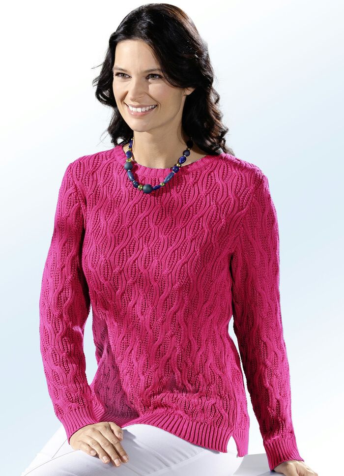 Trui met een gestructureerd ontwerp FRAMBOOS