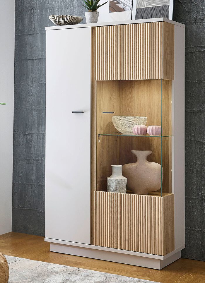 Grote vitrine met LED-verlichting 