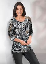 Smaakvol overhemd met 3/4-mouwen 