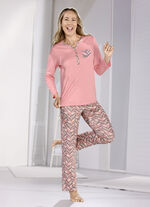 Laurina pyjama met knoopjes aan de voorkant 