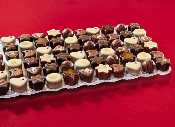 Lauenstein-truffels en pralines, 9 assorti 