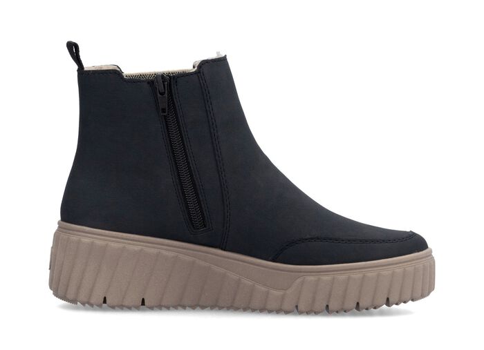 Rieker, trendy dameslaarzen, winterschoenen, met uitneembaar voetbed 