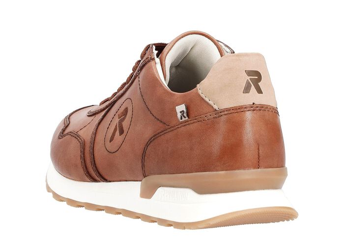 Nappaleren sneakers COGNAC