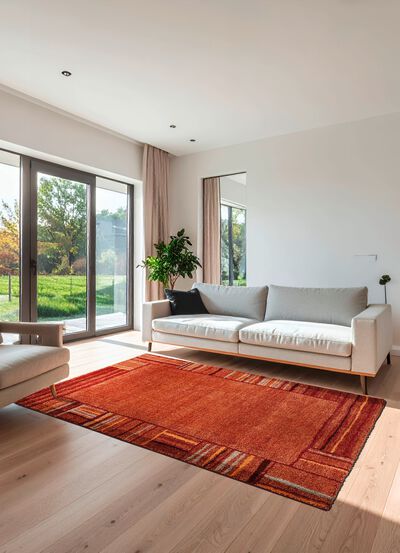 Bruggen en tapijten met fijn bewerkte randen 