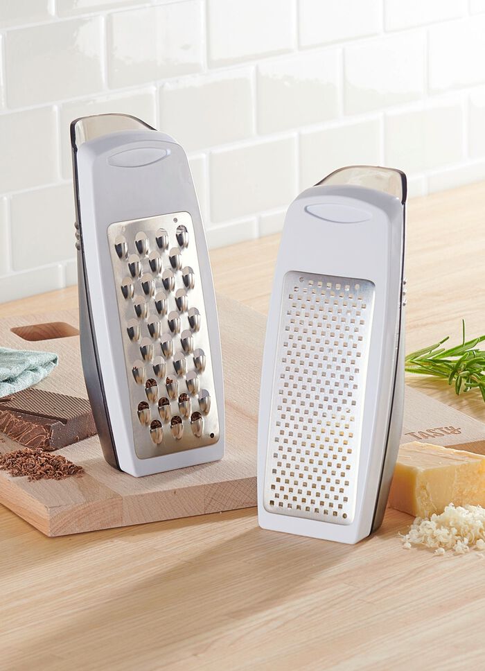 Duo raspset voor raspen en serveren 