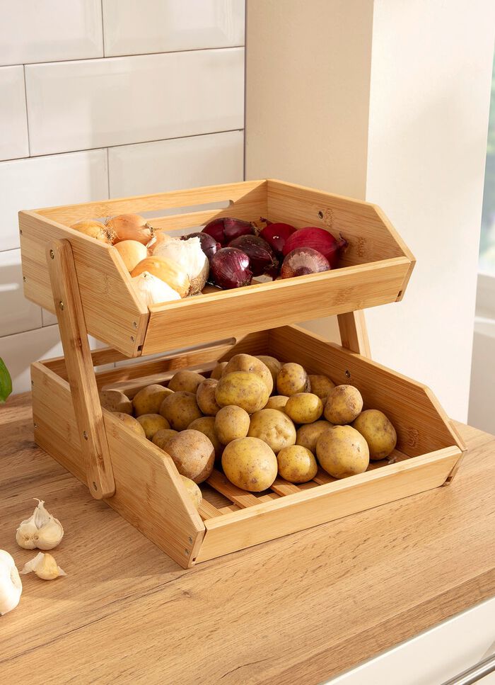 Fruit- en groenteplank van bamboe 