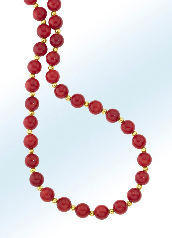 Koraalketting in verschillende uitvoeringen 