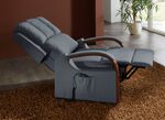 Relaxfauteuil met 2 motoren en opstahulp LICHTGRIJS