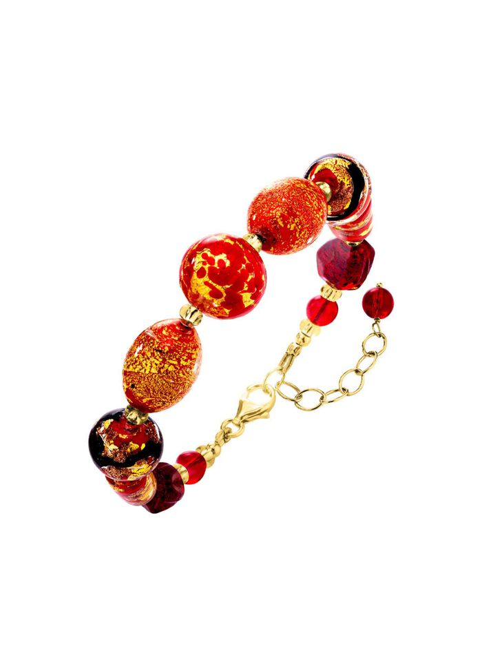 Armband met Murano glaskralen 
