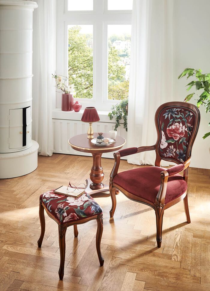 Zitmeubel met frame van massief beukenhout 